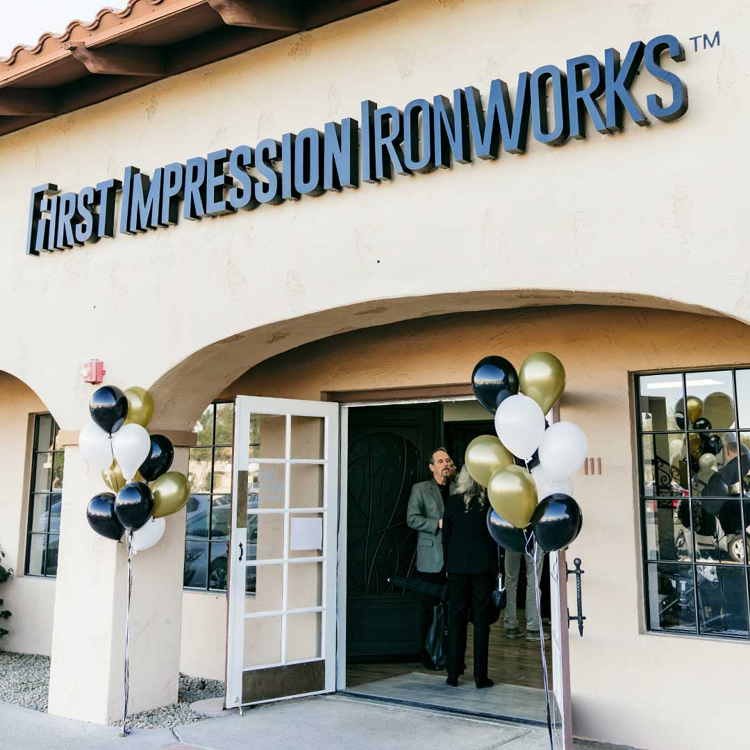 Entrance of the new First Impression Ironworks Scottsdale Showroom.