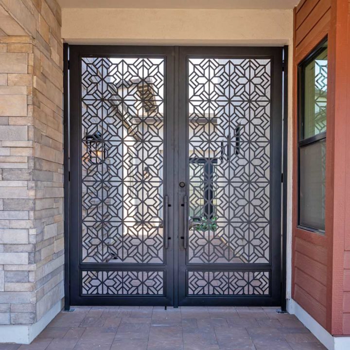 First Impression Ironworks custom iron entry gate